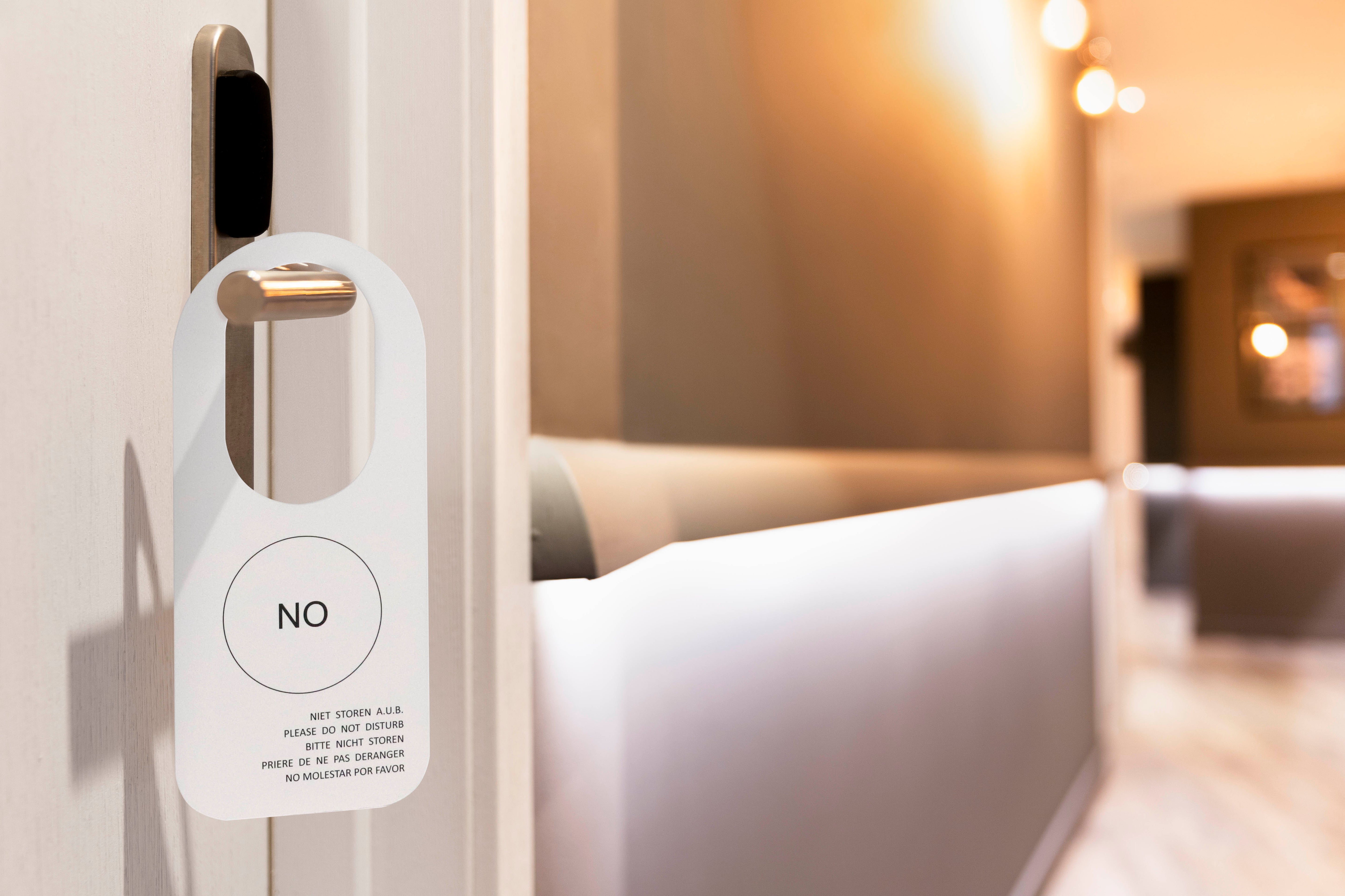 Do not disturb sign