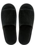Bathslipper open toe black - Packed in paper band (Box of 100 pieces)