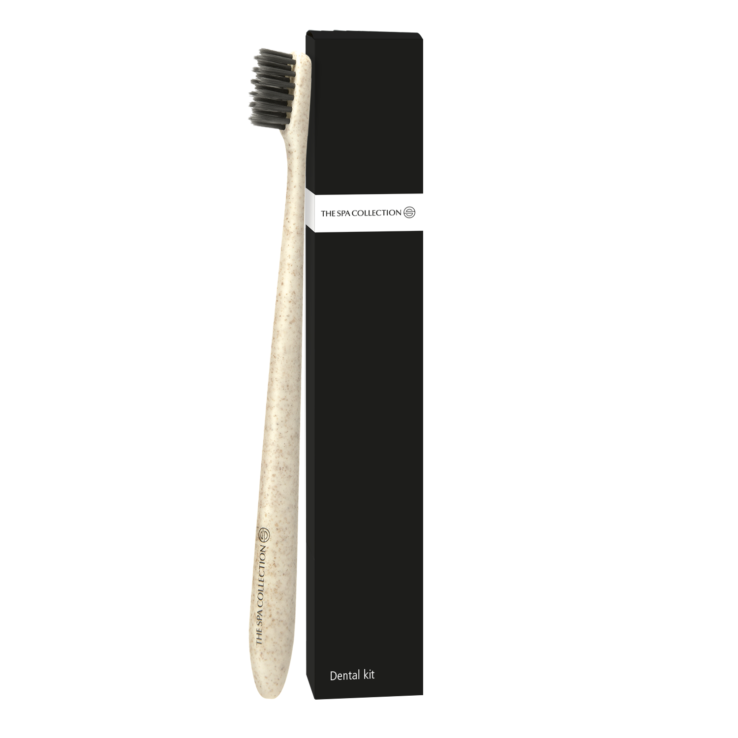Dental kit in black paper box - The Spa Collection