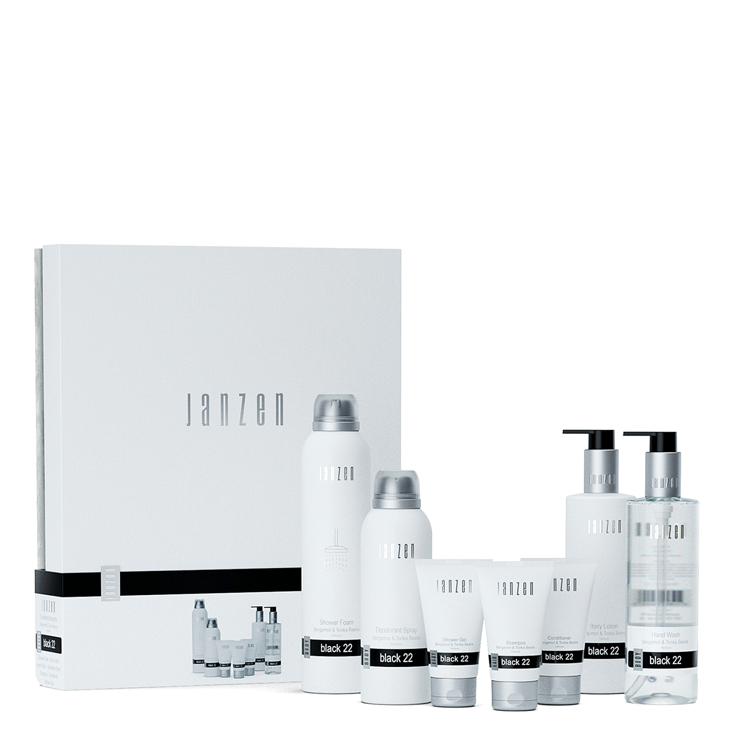 Large gift set Black 22 | 6 items | Janzen