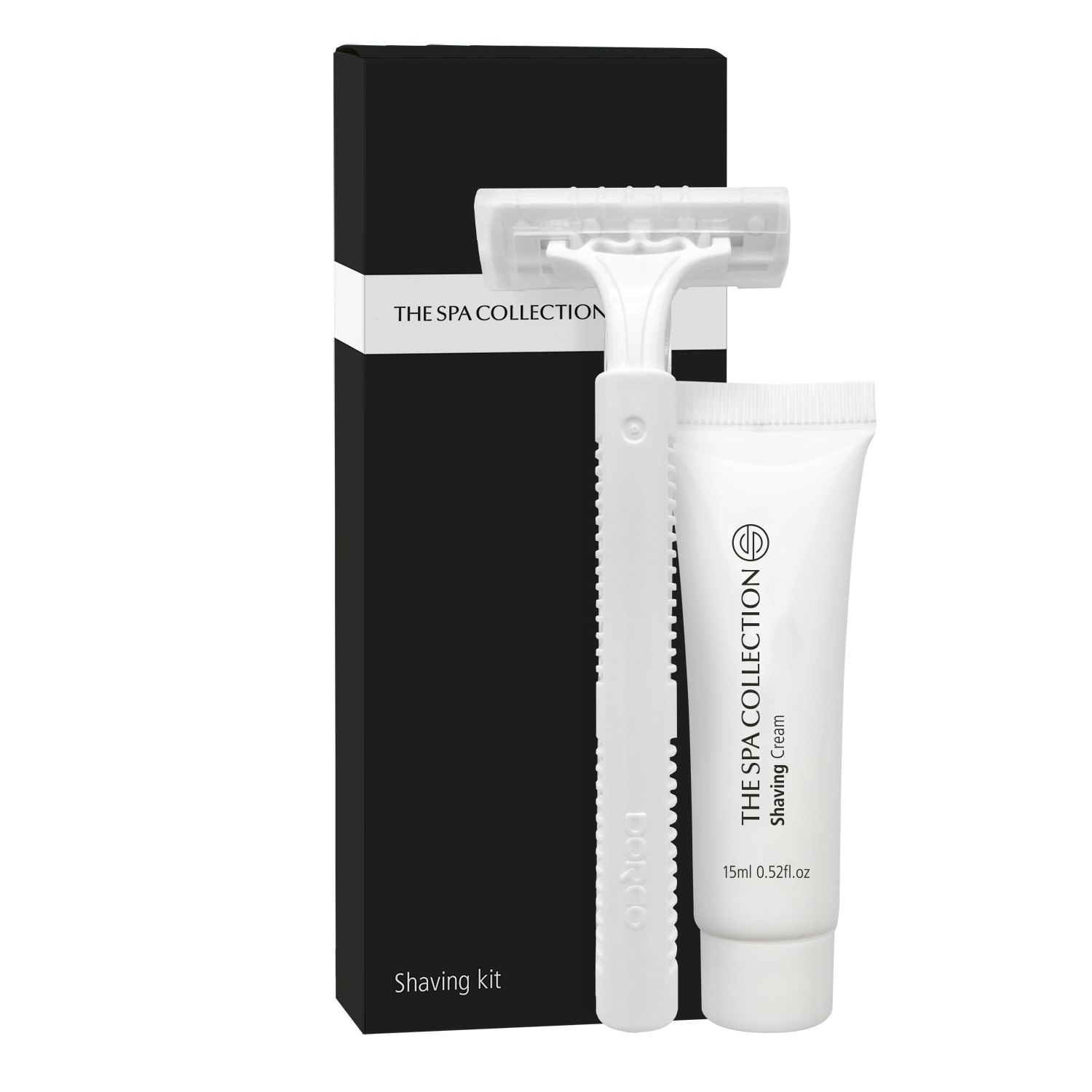 Shaving set in black paper box - The Spa Collection