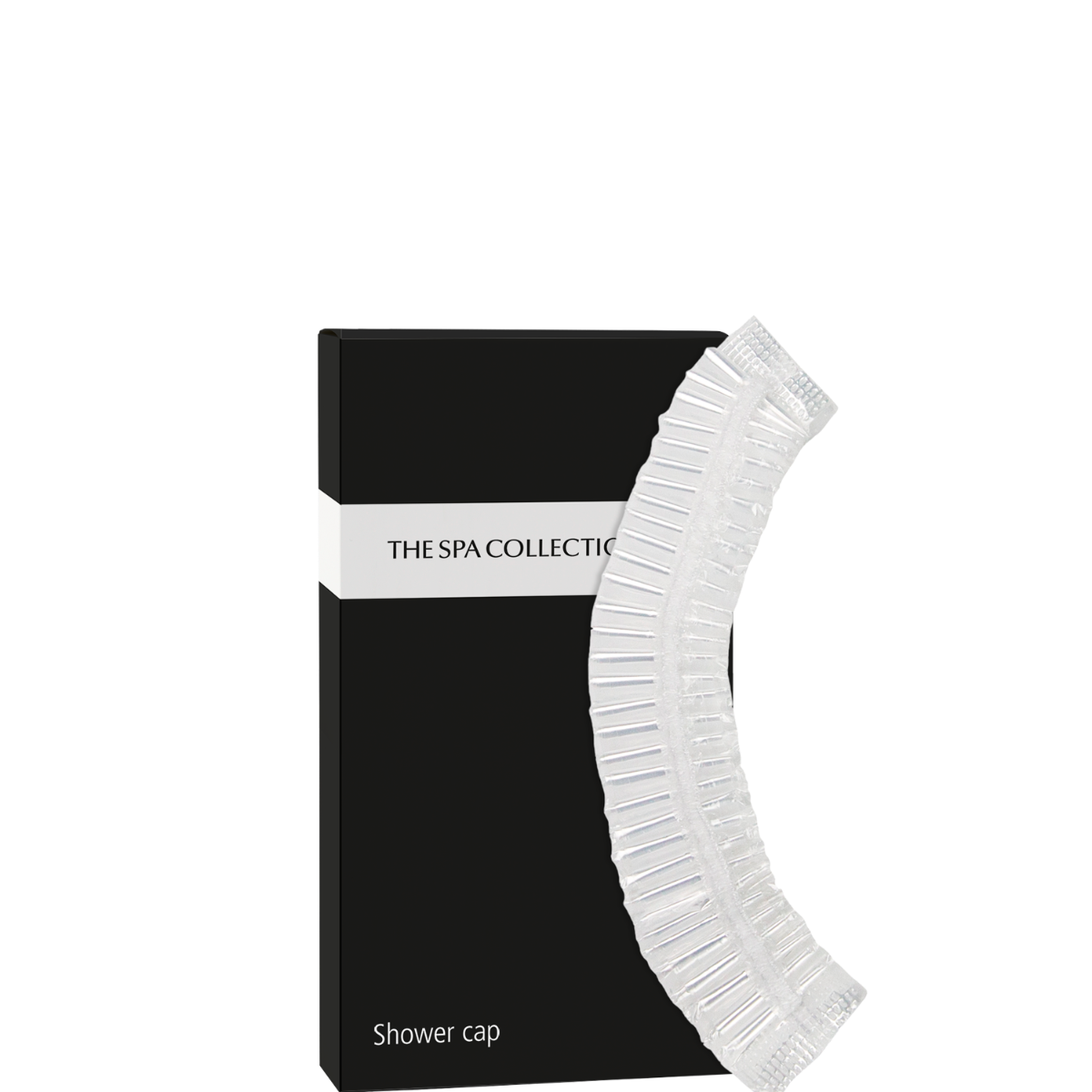 Showercap in black paper box - The Spa Collection