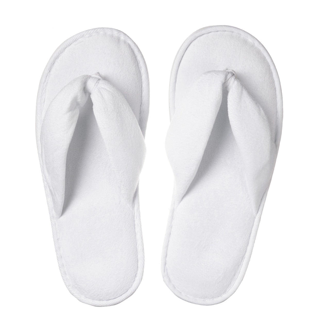 White flip flop slipper