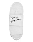 Bathslipper open toe white - Packed in paper band (Box of 100 pieces)