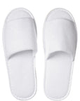 Bathslipper open toe white - Packed in paper band (Box of 100 pieces)