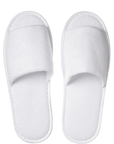 Bathslipper open toe white - Packed in paper band (Box of 100 pieces)