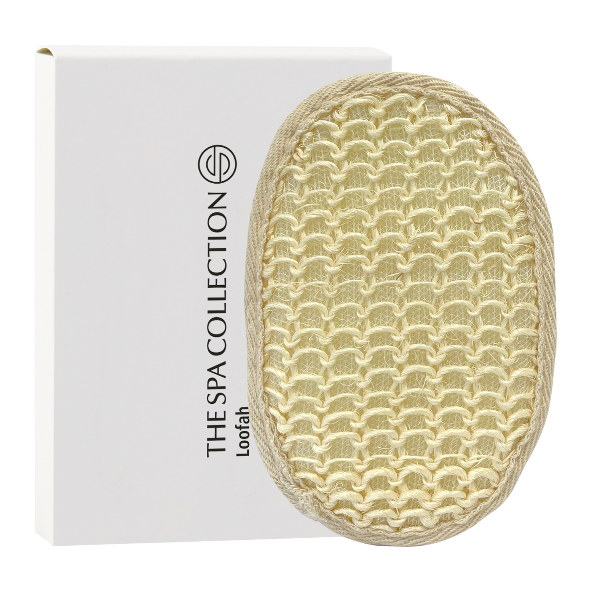 Loofah in white paper box - The Spa Collection