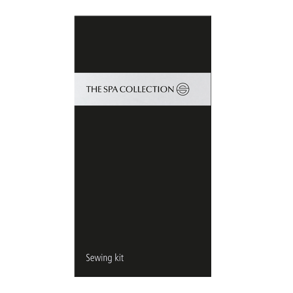 Sewing kit in black paper box - The Spa Collection