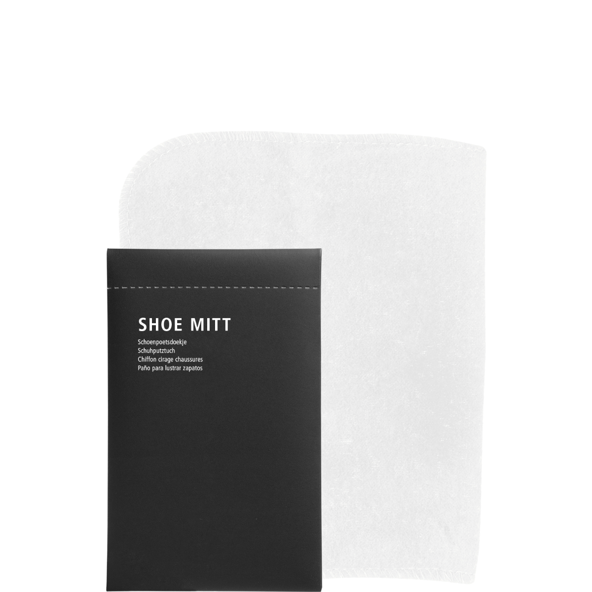 Shoe shine (mitt) eco organic cotton - Stone Paper sachet