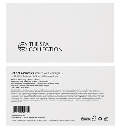 Jet set - Welcome gift set - The Spa Collection Lemongrass
