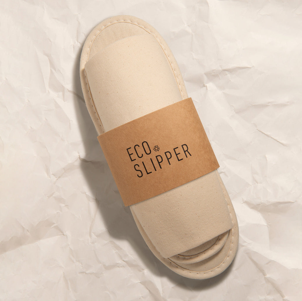 Eco open toe - Bath slipper in paper band