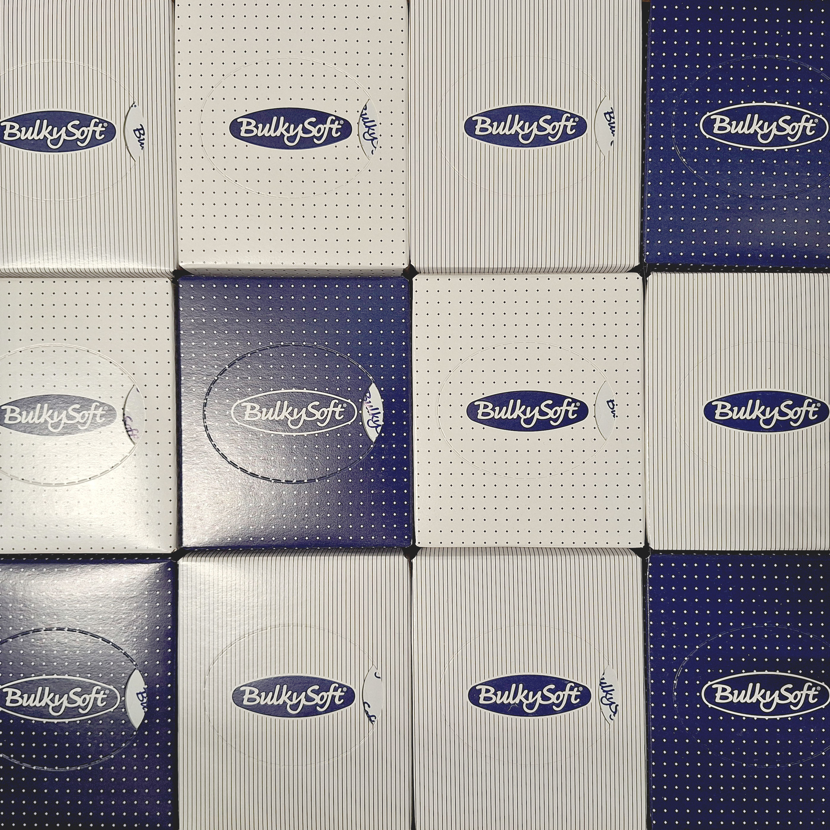 Facial tissues 90 sheets 2-layers cube box | 24 pieces | BulkySoft