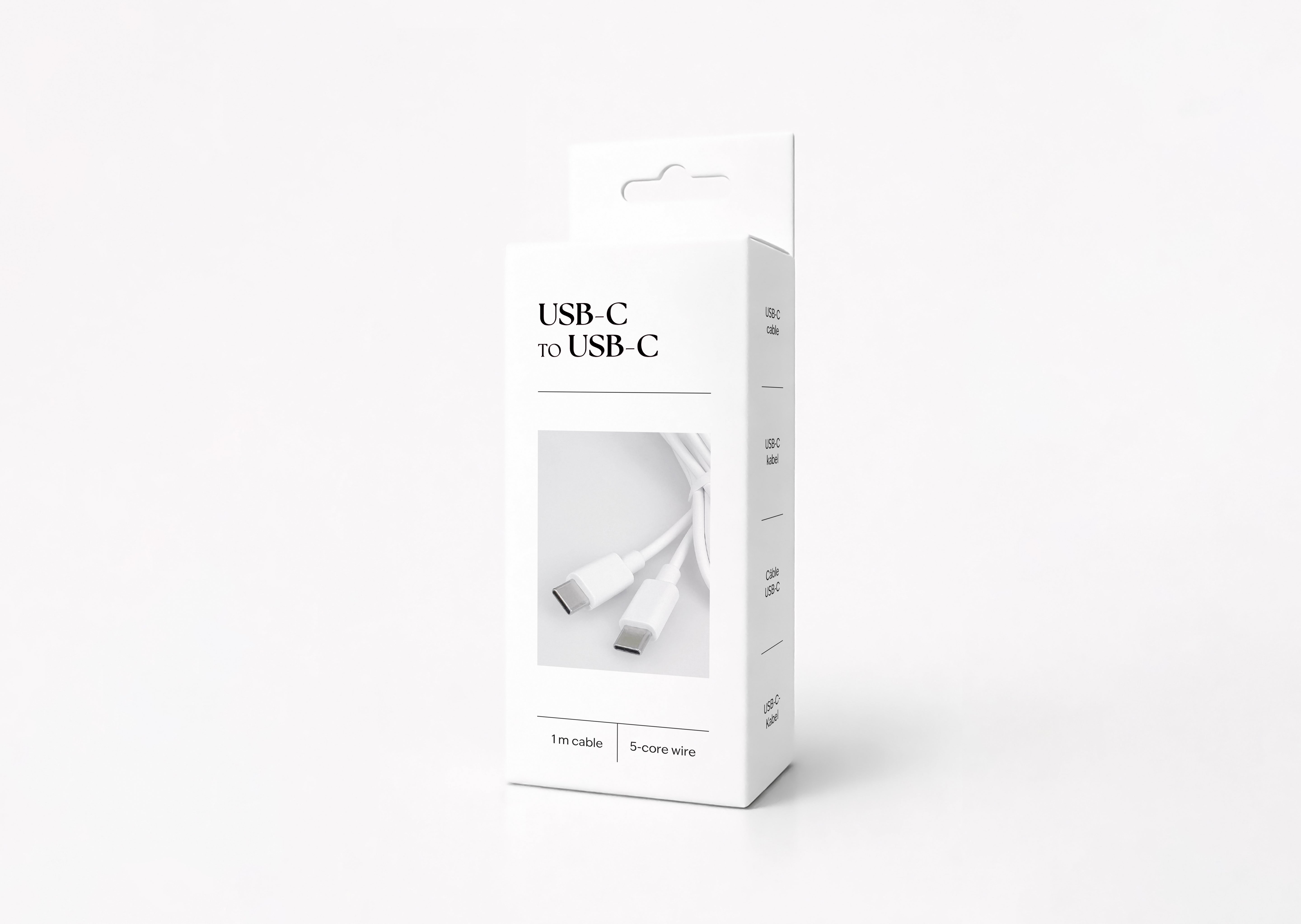 USB-C cable | White label (Box of 25 pieces)