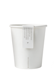 Kraft paper cup white - Single packed - Plastic free (576x)